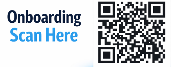 Onboarding QR code